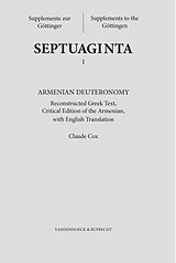 Livre Relié Armenian Deuteronomy de Claude Cox