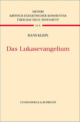 Leinen-Einband Das Lukasevangelium von Hans Klein