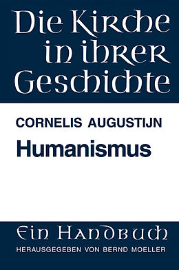 Kartonierter Einband Humanismus von Cornelis Augustijn