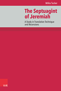 Livre Relié The Septuagint of Jeremiah de Miika Tucker