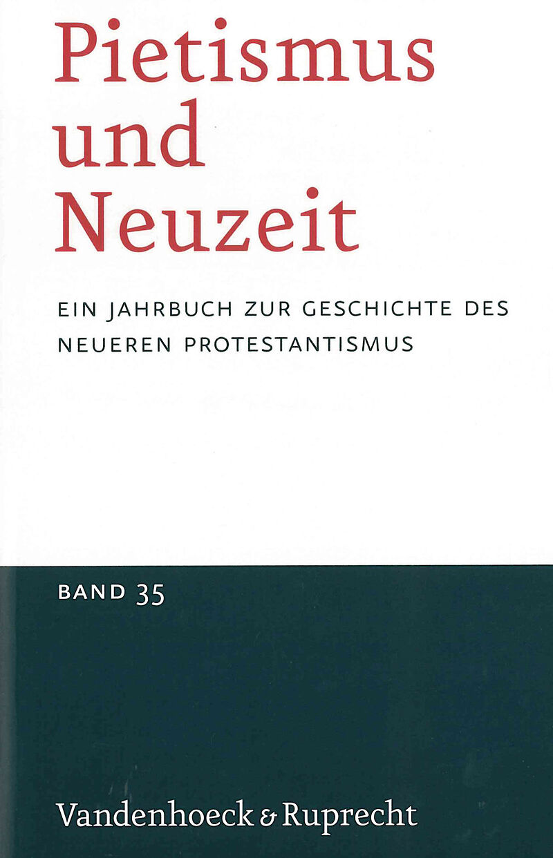 Pietismus und Neuzeit Band 35  2009