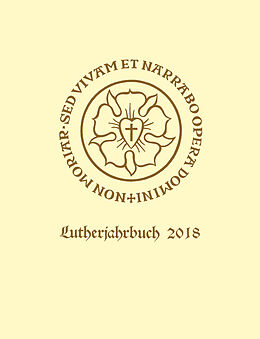 Fester Einband Lutherjahrbuch 85. Jahrgang 2018 von 