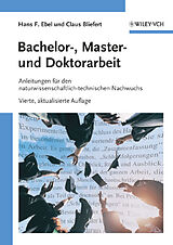 Kartonierter Einband Bachelor-, Master- und Doktorarbeit von Hans Friedrich Ebel, Claus Bliefert