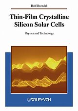 eBook (pdf) Thin-Film Crystalline Silicon Solar Cells de Rolf Brendel