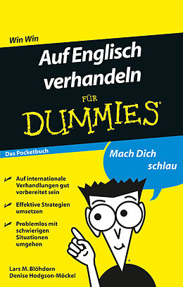 E-Book (epub) Auf Englisch verhandeln für Dummies Das Pocketbuch von Lars M. Blöhdorn, Denise Hodgson-Möckel