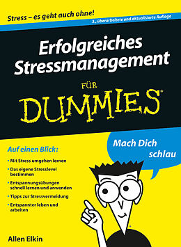 E-Book (epub) Erfolgreiches Stressmanagement für Dummies von Allen Elkin