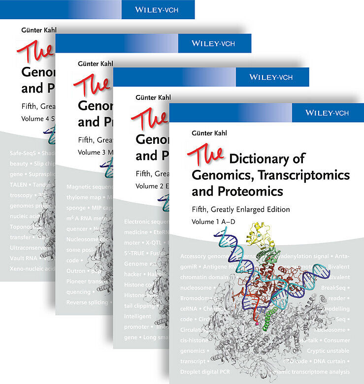 The Dictionary of Genomics, Transcriptomics and Proteomics, 4 Volume Set