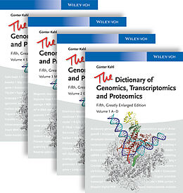 eBook (epub) The Dictionary of Genomics, Transcriptomics and Proteomics, 4 Volume Set de Guenter Kahl