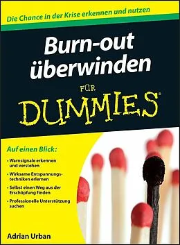 E-Book (epub) Burn-out überwinden für Dummies von Adrian Urban