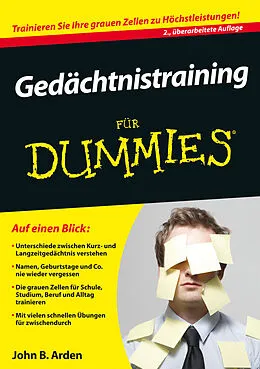 E-Book (epub) Gedächtnistraining für Dummies von John B. Arden