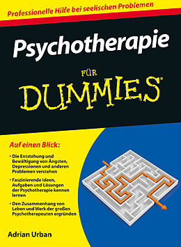 Kartonierter Einband (Kt) Psychotherapie für Dummies von Adrian Urban