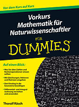 Kartonierter Einband Vorkurs Mathematik für Naturwissenschaftler für Dummies von Thoralf Räsch