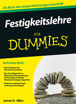 Kartonierter Einband Festigkeitslehre für Dummies von James H. Allen