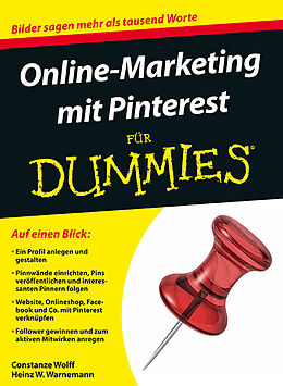 Kartonierter Einband Online-Marketing mit Pinterest für Dummies von Constanze Wolff, Heinz W. Warnemann