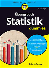 Kartonierter Einband Übungsbuch Statistik für Dummies von Deborah J. Rumsey
