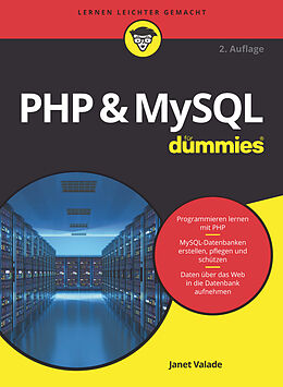 Couverture cartonnée PHP &amp; MySQL für Dummies de Janet Valade