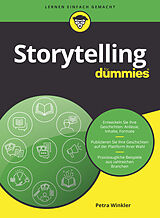 Kartonierter Einband Storytelling für Dummies von Petra Winkler
