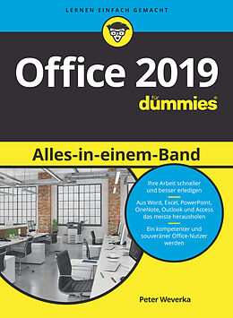 Couverture cartonnée Office 2019 Alles-in-einem-Band für Dummies de Peter Weverka