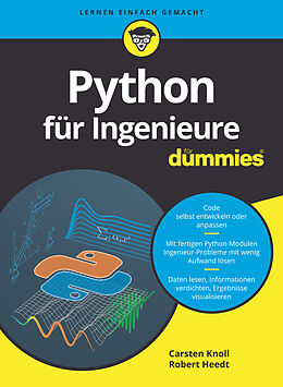 Kartonierter Einband Python für Ingenieure für Dummies von Carsten Knoll, Robert Heedt