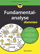 Kartonierter Einband Fundamentalanalyse für Dummies von Matthew Krantz