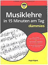Kartonierter Einband Musiklehre in 15 Minuten am Tag für Dummies von Hugo Prigent
