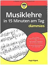 Kartonierter Einband Musiklehre in 15 Minuten am Tag für Dummies von Hugo Prigent