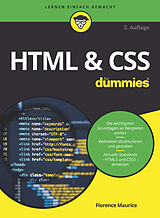 Kartonierter Einband HTML &amp; CSS für Dummies von Florence Maurice
