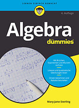 Kartonierter Einband Algebra für Dummies von Mary Jane Sterling