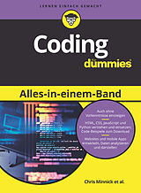 Kartonierter Einband Coding Alles-in-einem-Band für Dummies von Chris Minnick, Eva Holland, Nikhil Abraham