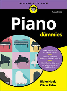 Kartonierter Einband Piano für Dummies von Blake Neely, Oliver Fehn