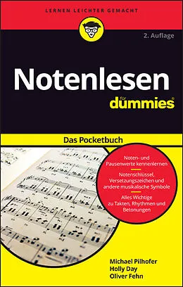 E-Book (epub) Notenlesen für Dummies Pocketbuch von Michael Pilhofer, Holly Day, Oliver Fehn