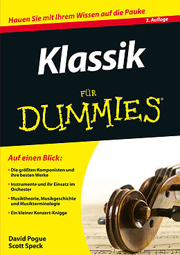 E-Book (epub) Klassik für Dummies von David Pogue, Scott Speck