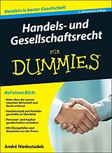 E-Book (epub) Handels- und Gesellschaftsrecht für Dummies von André Niedostadek