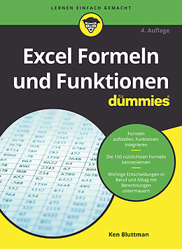E-Book (epub) Excel Formeln und Funktionen für Dummies von Ken Bluttman
