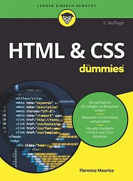 E-Book (epub) HTML & CSS für Dummies von Florence Maurice
