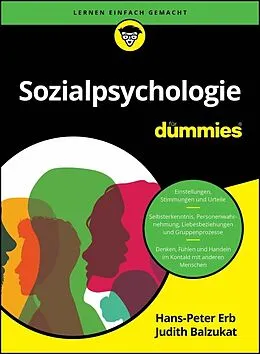 E-Book (epub) Sozialpsychologie für Dummies von Hans-Peter Erb, Judith Balzukat