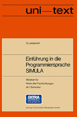 Kartonierter Einband Einführung in die Programmiersprache SIMULA von Günther Lamprecht