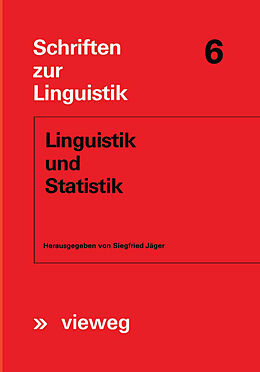 Kartonierter Einband Linguistik und Statistik von 