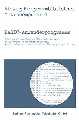 Kartonierter Einband BASIC-Anwenderprogramme von Peter Frahm, Werner Hürlimann, Helmut Richter