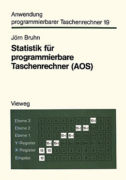 Kartonierter Einband Statistik für programmierbare Taschenrechner (AOS) von Jörn Bruhn
