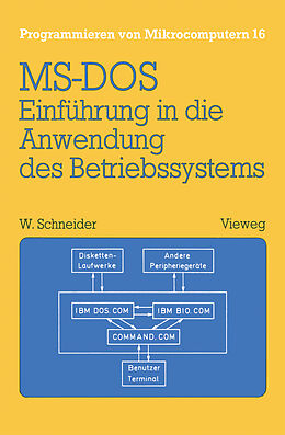 Kartonierter Einband Einführung in die Anwendung des Betriebssystems MS-DOS von Wolfgang Schneider