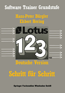 Kartonierter Einband Lotus 1-2-3 von Bürgler Hans-Peter