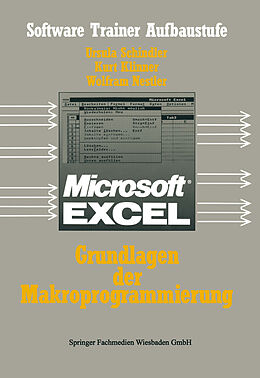 Kartonierter Einband Excel-Grundlagen der Makroprogrammierung von Schindler Ursula
