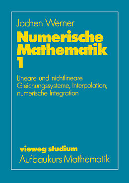 Kartonierter Einband Numerische Mathematik von Jochen Werner