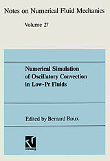 Couverture cartonnée Numerical Simulation of Oscillatory Convection in Low-Pr Fluids de 