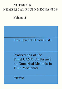 Kartonierter Einband Proceedings of the Third GAMM  Conference on Numerical Methods in Fluid Mechanics von 