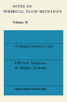 Kartonierter Einband Efficient Solutions of Elliptic Systems von Wolfgang Hackbusch