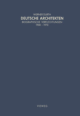 Kartonierter Einband Deutsche Architekten von Werner Durth