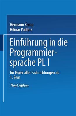Kartonierter Einband Einführung in die Programmiersprache PL/I von Hermann Kamp