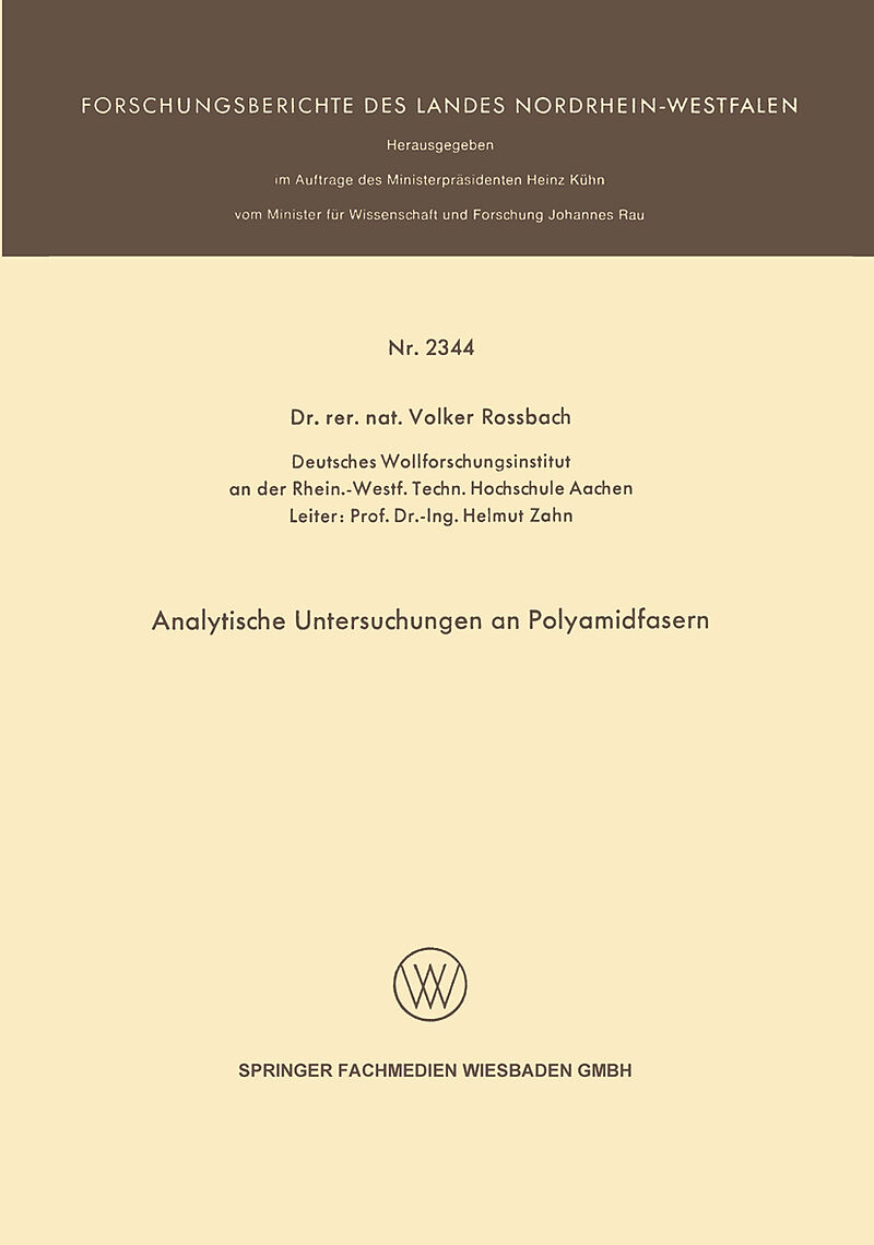 Analytische Untersuchungen an Polyamidfasern